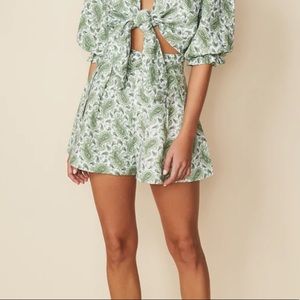 Faithfull the Brand Ondine Short Sable Paisley Print - Size M
